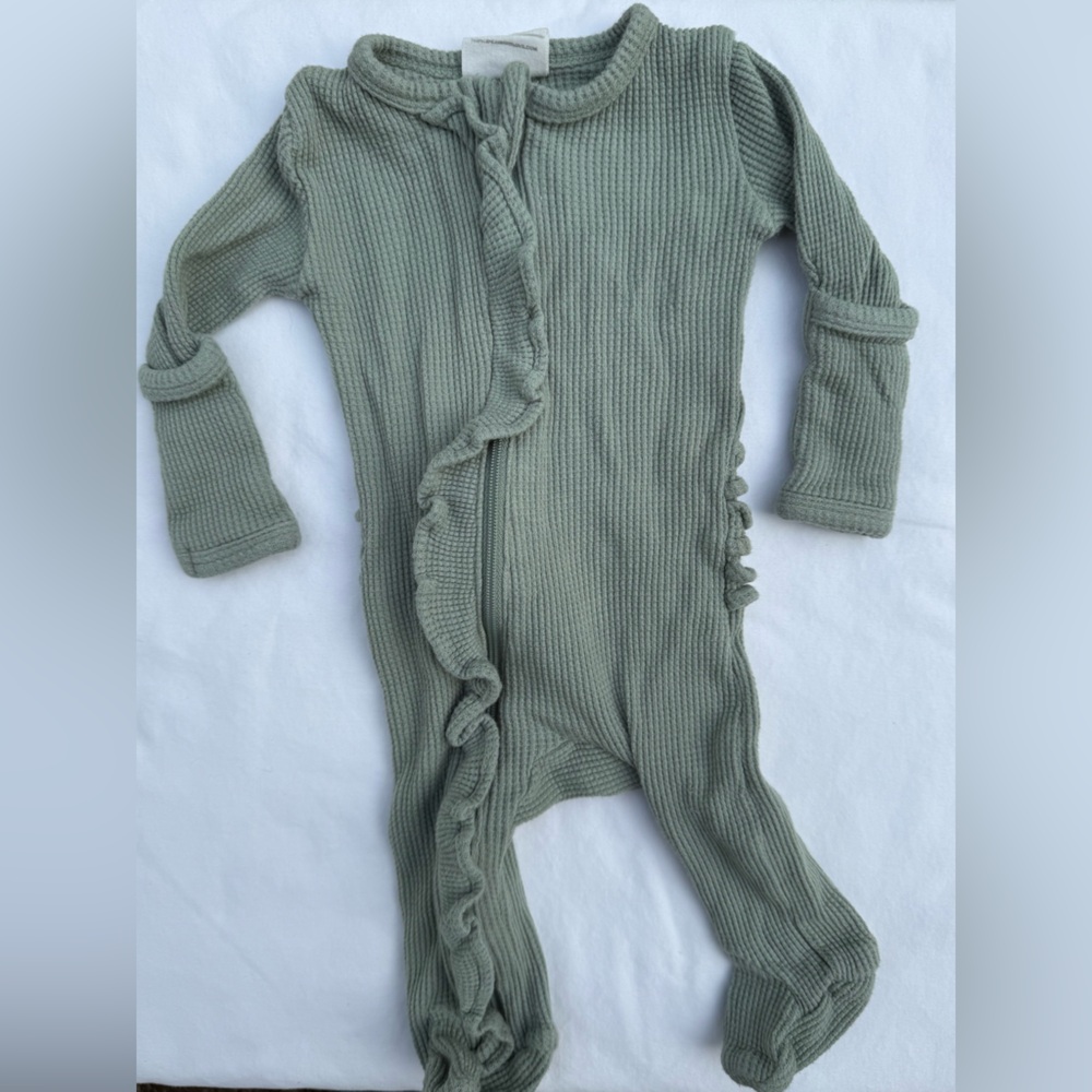 SpearmintLove Cotton Waffle Footies